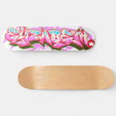 De naam Elizabeth op graffiti Persoonlijk Skateboard (Horizontaal)