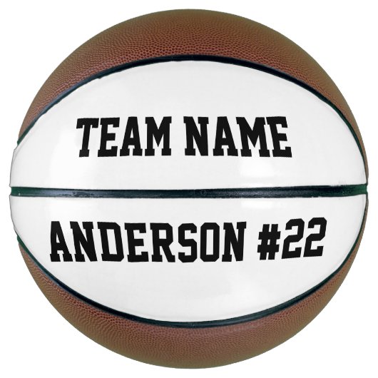 De Naam en het Aantal van het Team van de douane Basketbal (Voorkant)