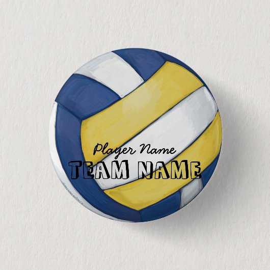 De Naam en het Aantal van het Team van het Ronde Button 3,2 Cm (Voorkant)