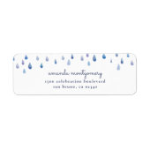 De Naam en het Adres van het Manuscript van Raindr Etiket (Voorkant)