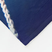 De naam en het nummer van het voetbalveld aanpasse fleece deken (Hoek)