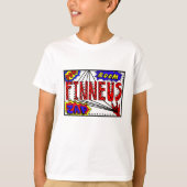 De naam Finneus Spider Web Super Powers T-shirt (Voorkant)