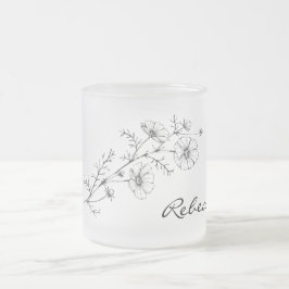 De naam Floral Frosted Mok personaliseren