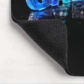 De naam Gabriel in 3D-lichten (foto) Muismat (Hoek)