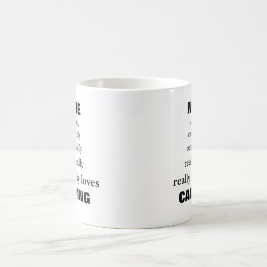 De naam houdt echt echt echt van het onderwerp Cam Koffiemok (Center)