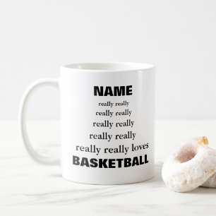 De naam houdt echt echt van de Basketball Koffiemok