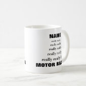 De naam houdt echt van de Modus Racing Koffiemok (Voorkant rechts)