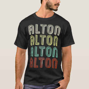 De naam is Alton in Retro Disco Funny T-shirt