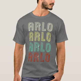 De naam is Arlo in Retro  Disco Funny T-shirt