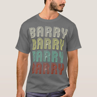 De naam is Barry in Funny Retro Disco T-shirt