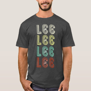 De naam is Lee in Retro Disco Funny T-shirt