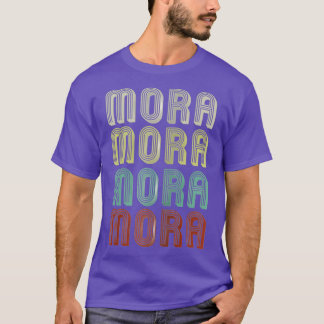 De naam is Mora in Retro Disco Funny T-shirt