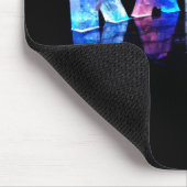 De naam Karen in 3D-lichten (foto) Muismat (Hoek)