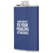 De naam lost uw problemen niet op Actie doet Heupfles (Links)