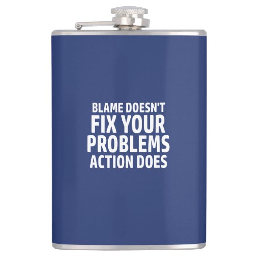 De naam lost uw problemen niet op Actie doet Heupfles (Voorkant)