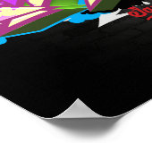 De naam Makayla in graffiti Poster (Hoek)