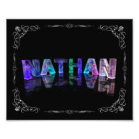 De naam Nathan - Naam in lichten (Foto