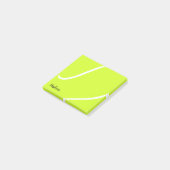 De Naam of de Tekst van de Speler van de Tennis va Post-it® Notes (Schuin)