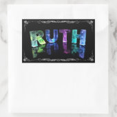 De naam Ruth in 3D Lichten (Foto) (Tas)