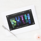 De naam Ruth in 3D Lichten (Foto) (Envelop)