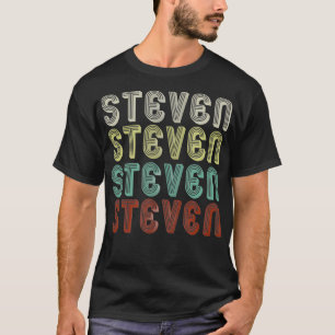 De naam staat vast in Retro Disco T-shirt