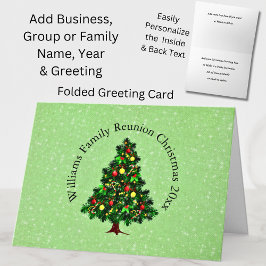 De naam Tekst die met Kerstmis overeenkomt - Groet Kaart