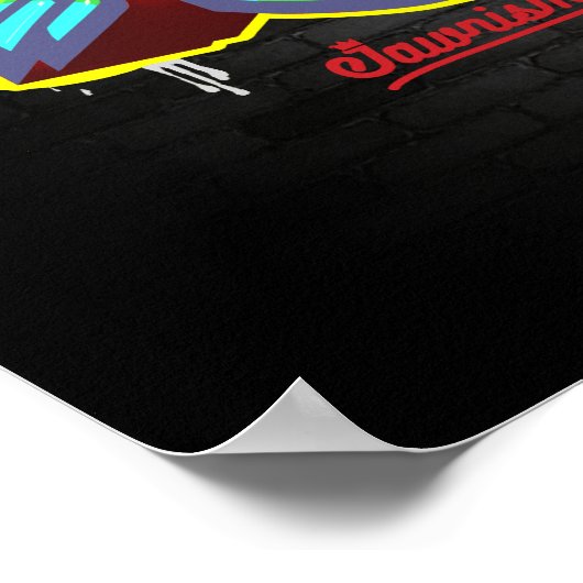 De naam Tyler in graffiti Poster (Hoek)