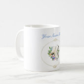 De Naam van de douane Cijfer Skating Coach of de M Koffiemok (Voorkant links)