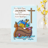 De Naam van de douane en Jaar, Derde Jubileum van Kaart (Gele Bloem)