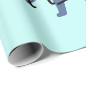 DE NAAM VAN DE DOUANE HEEFT MONSTER BIRTHDAY Wrapp Cadeaupapier (Rol Hoek)