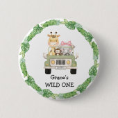 De Naam van de douane is een WILD ÉÉN Button (Voorkant)