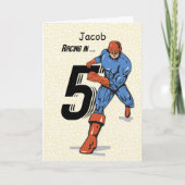 De Naam van de douane, Jacob, 5de Verjaardag Kaart (Voorkant)