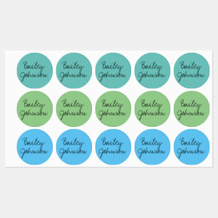 De Naam van de douane Labels