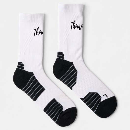 De naam van de douane moderne manuscriptnieuwheid  sokken (Rechts)