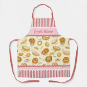 De Naam van de douane of de Tekst op het Patroon v Schort (Voorkant)