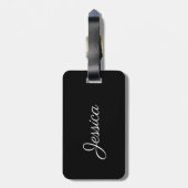 De Naam van de douane Parijs is altijd een goed id Bagagelabel (Achterkant verticaal)