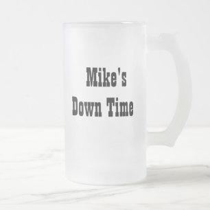 De naam van de douane personaliseert de Tijd van d Matglas Bierpul