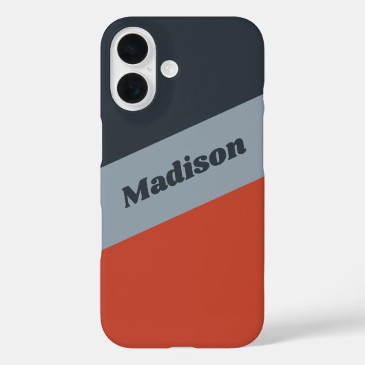 De naam van de douane Tri-Kleur telefoongevallen Case-Mate iPhone Case (Achterkant)