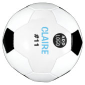 De naam van de douane voegt een Logo Gepersonalise Voetbal (Gedraaid)