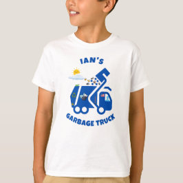 De Naam van de Douanevuilniswagen van het Kind T-shirt