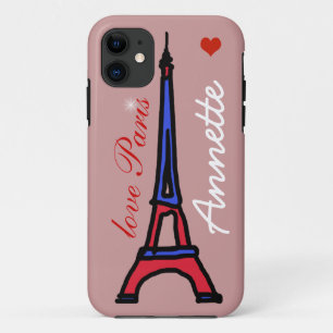 De naam van de Eiffeltoren Case-Mate iPhone Case