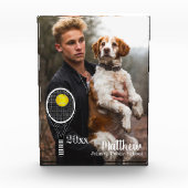 De Naam van de Foto van de Speler van Tennis en Ja (Voorkant)