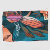 De Naam van de Handtekening van het Manuscript van Golfhanddoek (Horizontaal)