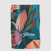 De Naam van de Handtekening van het Manuscript van Golfhanddoek (Voorkant)