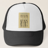 De naam van de Heer in Ancient Hebreeuwse Inscript Trucker Pet (Voorkant)