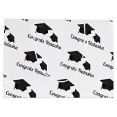 De naam van de moderne gediplomeerde groot cadeauzakje (Achterkant)