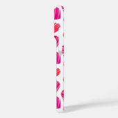 De naam van de moderne rode en roze doodled harten Case-Mate iPhone case (Achterkant / Links)