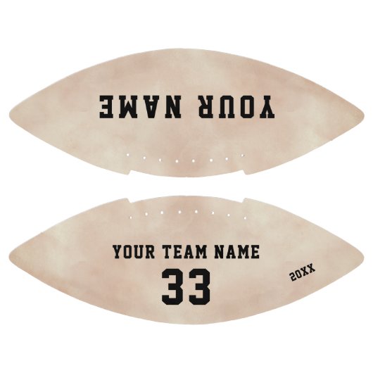 De naam van de moderne Waterverf nummerteam American Football (Panelen)