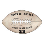 De naam van de moderne Waterverf nummerteam American Football (Voorkant)