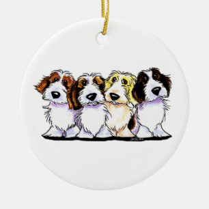 De Naam van de Pet van de Pals van PBGV Persoonlij Keramisch Ornament